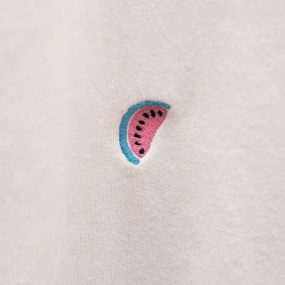 Lou & Grey Fruity Cozy Cotton Terry Sweatshirt Size XS - Picture 9 of 13